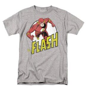 Dc Comics Flash Run Flash Run Short Sleeve Adult T-shirt Size Large